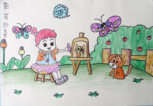 儿童画小画家绘画